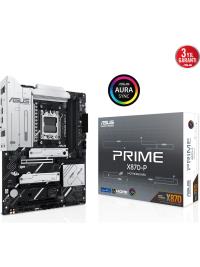 ASUS PRIME X870-P AMD X870 AM5 DDR5 8000 HDMI 2xUSB4 4x M2 USB3.2 AURA RGB 2.5Gbit LAN ATX 14+2+1(80A) Güç Aşa. Anakart